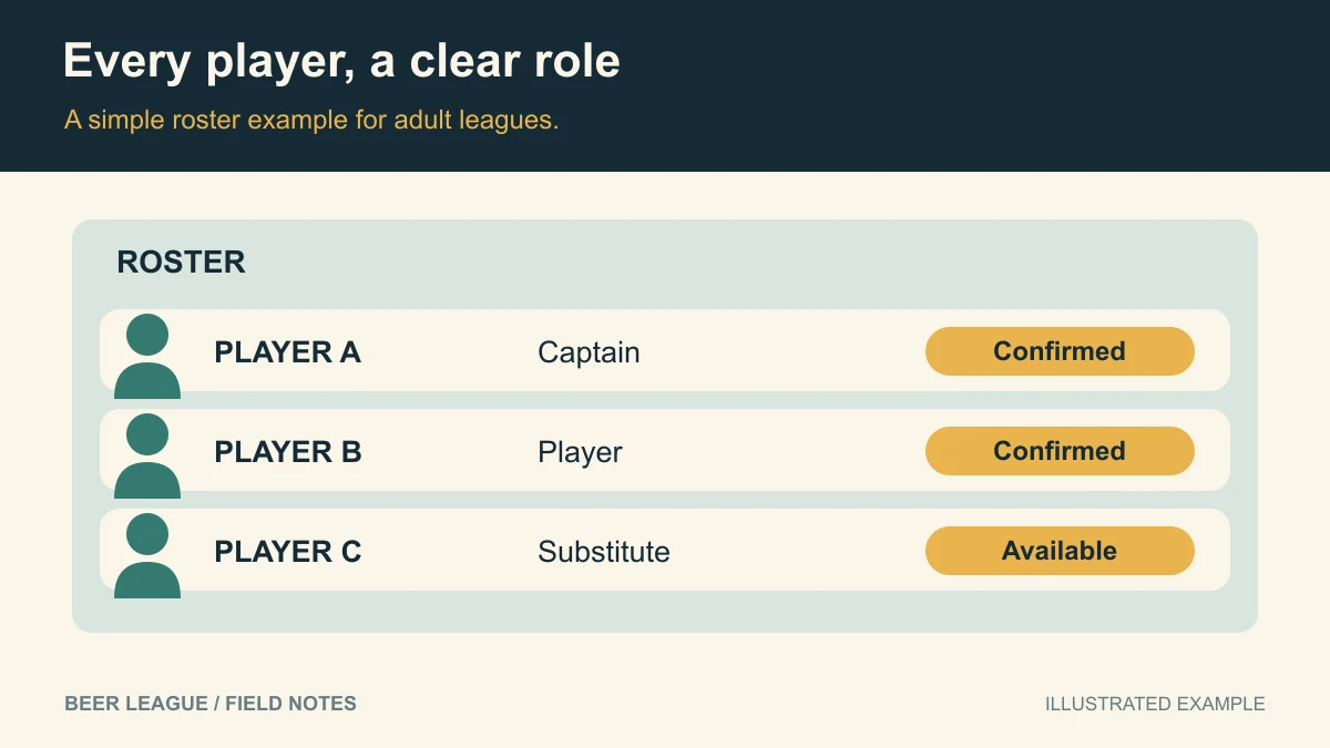 Best Way to Manage Rec League Rosters (Without Losing Your Mind)