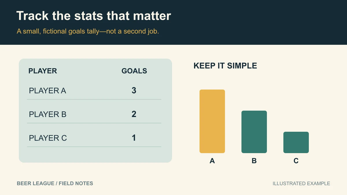 How to Track Stats in Your Rec League (Without Making It a Full-Time Job)